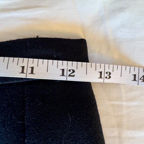 1980s Vintage Black w White Embroidered Trim Skirt and Blazer Suit Set - Picture 15 of 16